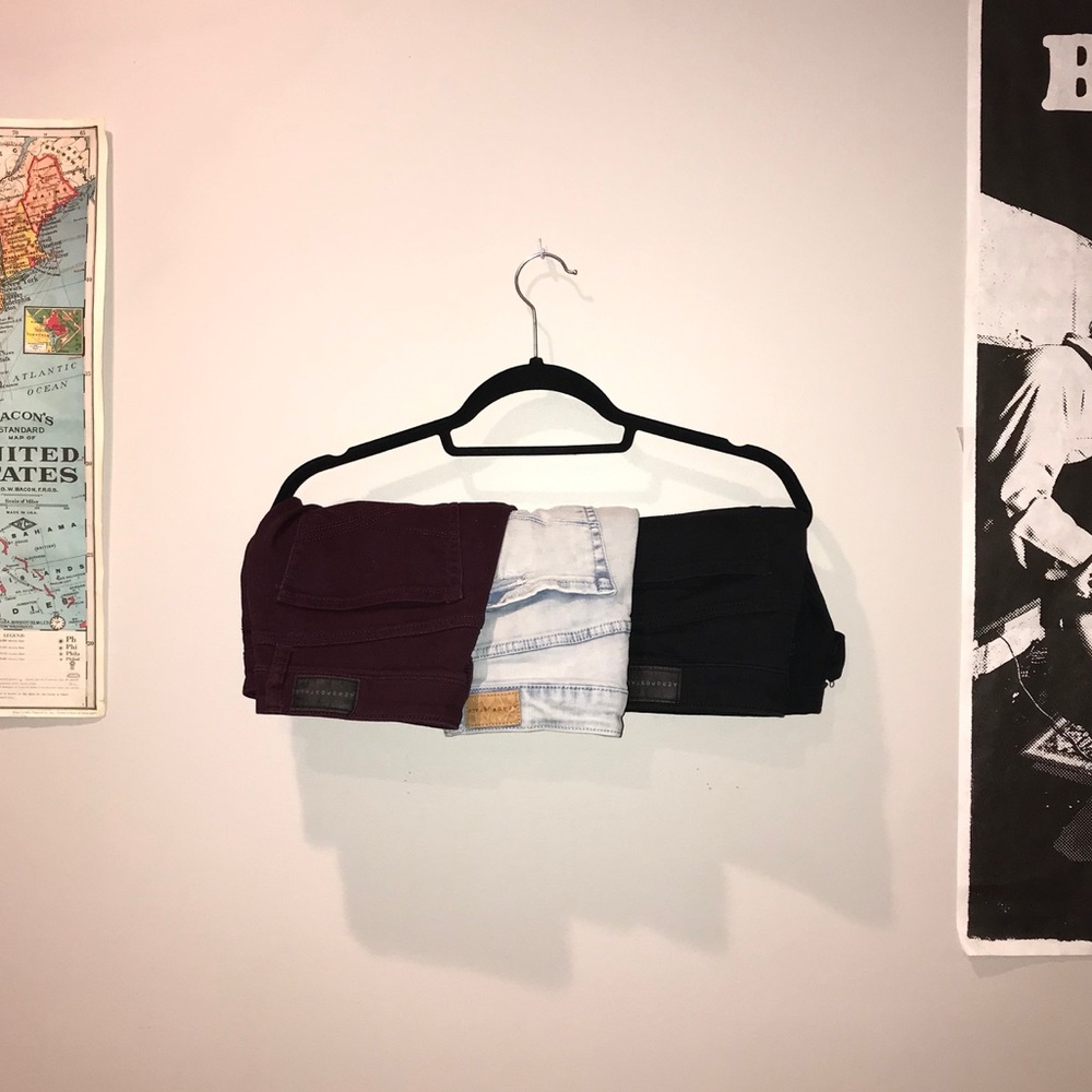 3 Aeropostale Midi Shorts